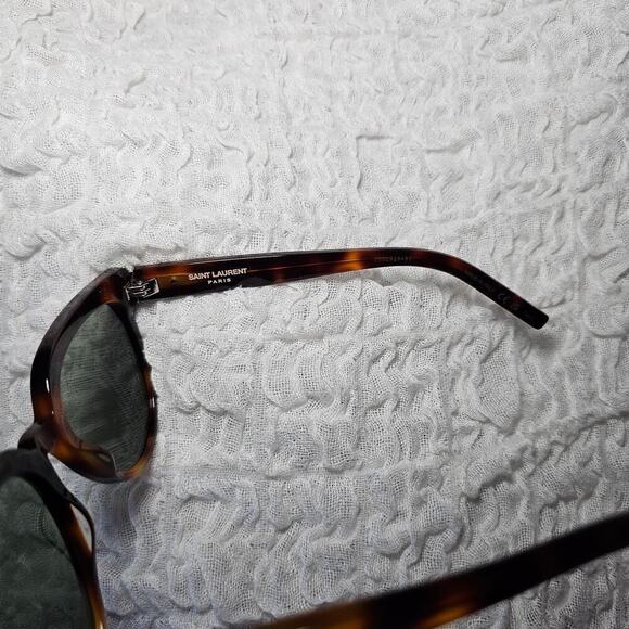 Saint Laurent 54mm Cat Eye Sunglasses havana green main image 4